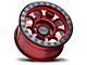 Black Rhino Riot Candy Red with Black Ring 6-Lug Wheel; 17x9; -18mm Offset (16-23 Tacoma)