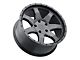 Level 8 Wheels Slam Matte Black 6-Lug Wheel; 17x8.5; -24mm Offset (21-24 Bronco, Excluding Raptor)