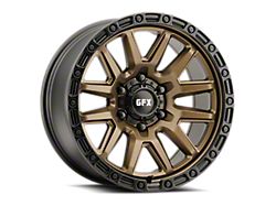 G-FX T26 Bronze with Black Lip and Bolts 6-Lug Wheel; 17x9; 0mm Offset (03-09 4Runner)