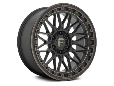 Fuel Wheels Trigger Matte Black Dark Tint 6-Lug Wheel; 17x9; 1mm Offset (03-09 4Runner)