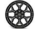 4Play 4P06 Brushed Black 6-Lug Wheel; 22x9; 12mm Offset (22-24 Tundra)