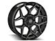 4Play 4P06 Brushed Black 6-Lug Wheel; 22x9; 12mm Offset (16-24 Titan XD)