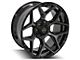 4Play 4P06 Brushed Black 6-Lug Wheel; 24x10; 18mm Offset (05-15 Tacoma)