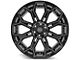 4Play 4P83 Brushed Black 6-Lug Wheel; 24x10; 18mm Offset (10-24 4Runner)