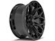 4Play 4P83 Brushed Black 6-Lug Wheel; 24x10; 18mm Offset (16-24 Titan XD)