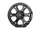 4Play Sport2.0 4PS26 Brushed Dark Charcoal 6-Lug Wheel; 22x10; 24mm Offset (04-15 Titan)