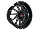 Disaster Offroad D01 Gloss Black Milled 6-Lug Wheel; 20x10; -12mm Offset (05-15 Tacoma)