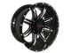 Disaster Offroad D02 Gloss Black Milled 6-Lug Wheel; 20x10; -12mm Offset (05-15 Tacoma)