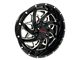 Disaster Offroad D94 Gloss Black Milled 6-Lug Wheel; 20x10; -12mm Offset (22-24 Tundra)