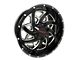Disaster Offroad D94 Gloss Black Milled 6-Lug Wheel; 20x10; -12mm Offset (16-23 Tacoma)