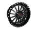 Disaster Offroad D96 Gloss Black Milled 6-Lug Wheel; 20x10; -12mm Offset (22-24 Tundra)