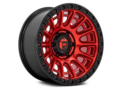 Fuel Wheels Cycle Candy Red with Black Ring 6-Lug Wheel; 20x9; 1mm Offset (2024 Tacoma)