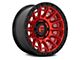 Fuel Wheels Cycle Candy Red with Black Ring 6-Lug Wheel; 20x9; 1mm Offset (16-23 Tacoma)