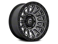 Fuel Wheels Cycle Matte Gunmetal with Black Ring 6-Lug Wheel; 20x9; 1mm Offset (21-23 Bronco, Excluding Raptor)