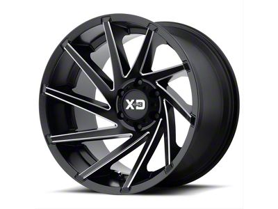 XD Cyclone Satin Black Milled 6-Lug Wheel; 18x9; 18mm Offset (2024 Tacoma)