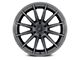 Fuel Wheels Fusion Forged Burn Gloss Black with Brushed Gray Tint Face and Lip 6-Lug Wheel; 24x12; -44mm Offset (22-24 Tundra)