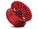 Fuel Wheels Heater Candy Red Machined 6-Lug Wheel; 20x9; 1mm Offset (22-24 Tundra)
