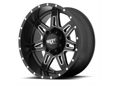 Moto Metal MO975 Satin Black Milled 6-Lug Wheel; 18x9; 18mm Offset (2024 Tacoma)
