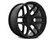 Fuel Wheels Fusion Forged Flux Blackout 6-Lug Wheel; 17x9; -12mm Offset (10-24 4Runner)