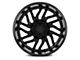 Fuel Wheels Hurricane Blackout 6-Lug Wheel; 22x12; -44mm Offset (2024 Tacoma)