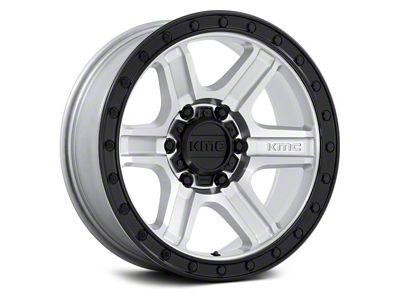 Fuel Wheels Outrun Machined with Gloss Black Lip 6-Lug Wheel; 18x9; 18mm Offset (22-24 Tundra)