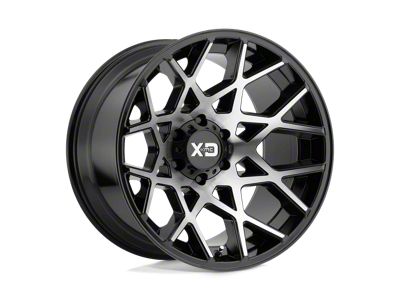 XD Chopstix Gloss Black Machined 6-Lug Wheel; 20x12; -44mm Offset (2024 Tacoma)