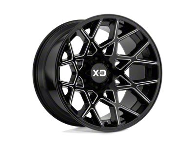 XD Chopstix Gloss Black Milled 6-Lug Wheel; 20x10; -24mm Offset (2024 Tacoma)