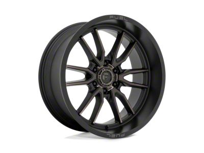 Fuel Wheels Clash Matte Black Double Dark Tint 6-Lug Wheel; 22x10; -18mm Offset (16-23 Tacoma)