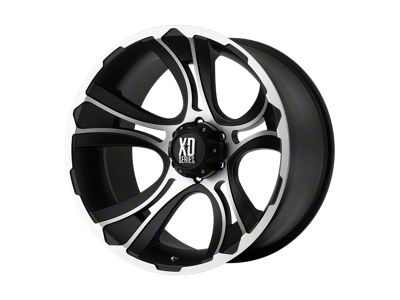 XD Crank Matte Black Machined 6-Lug Wheel; 20x9; 0mm Offset (2024 Tacoma)