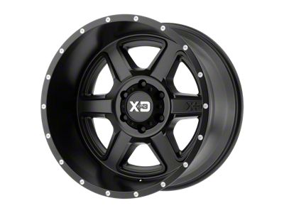 XD Fusion Satin Black 6-Lug Wheel; 20x12; -44mm Offset (2024 Tacoma)