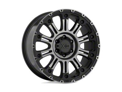 XD Hoss II Satin Black Machined Gray Tint 6-Lug Wheel; 20x9; 00mm Offset (2024 Tacoma)