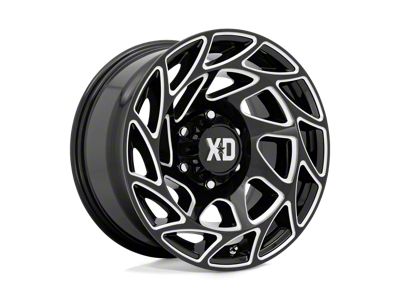 XD Onslaught Gloss Black Milled 6-Lug Wheel; 20x10; -18mm Offset (04-15 Titan)