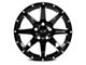 Pro Comp Wheels Patriot Gloss Black Milled 6-Lug Wheel; 20x9; 0mm Offset (21-24 Bronco, Excluding Raptor)
