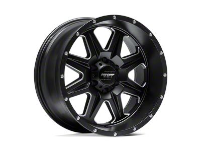 Pro Comp Wheels Recon Satin Black Milled 6-Lug Wheel; 20x10; -18mm Offset (05-15 Tacoma)