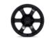 Fuel Wheels Rush Satin Black 6-Lug Wheel; 20x9; 1mm Offset (21-24 Bronco, Excluding Raptor)