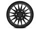 KMC Impact Satin Black 6-Lug Wheel; 17x9; -12mm Offset (10-24 4Runner)
