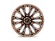 Fuel Wheels Rebar Platinum Bronze Milled 6-Lug Wheel; 17x9; 1mm Offset (16-23 Tacoma)