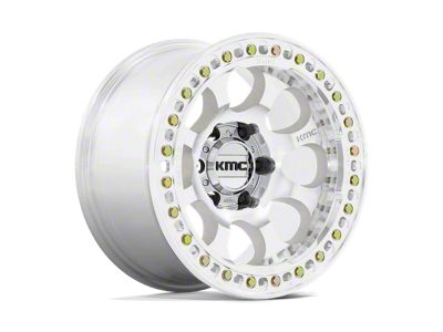 KMC Riot Beadlock Machined 6-Lug Wheel; 17x8.5; 0mm Offset (16-23 Tacoma)