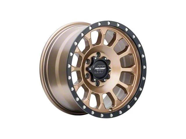 Pro Comp Wheels Rockwell Matte Bronze with Black Lip 6-Lug Wheel; 17x8; 0mm Offset (05-15 Tacoma)
