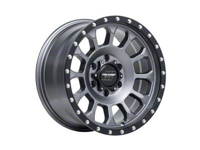 Pro Comp Wheels Rockwell Matte Graphite with Black Lip 6-Lug Wheel; 17x8; 0mm Offset (10-24 4Runner)