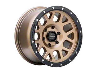 Pro Comp Wheels Vertigo Matte Bronze with Black Lip 6-Lug Wheel; 17x9; -6mm Offset (16-23 Tacoma)