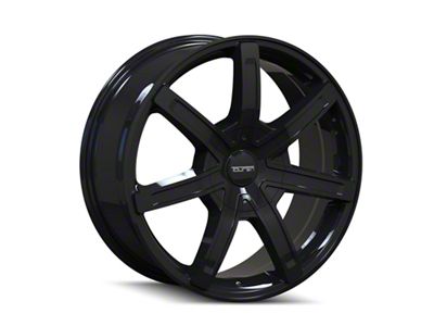 Touren TR65 Black 6-Lug Wheel; 18x8; 20mm Offset (16-23 Tacoma)