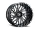 Vision Off-Road Brawl Gloss Black Milled 6-Lug Wheel; 22x10; -19mm Offset (22-24 Tundra)