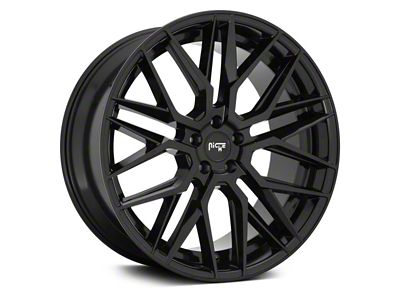 Niche Gamma Gloss Black 6-Lug Wheel; 22x9.5; 25mm Offset (16-23 Tacoma)