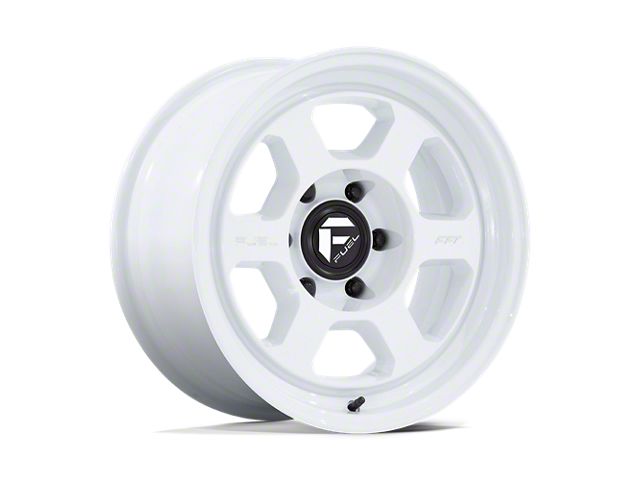 Fuel Wheels Hype Gloss White 6-Lug Wheel; 18x8.5; 10mm Offset (05-15 Tacoma)