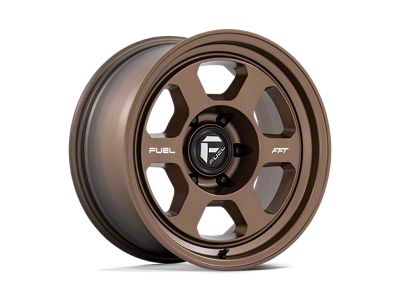 Fuel Wheels Hype Matte Bronze 6-Lug Wheel; 18x8.5; -10mm Offset (16-23 Tacoma)