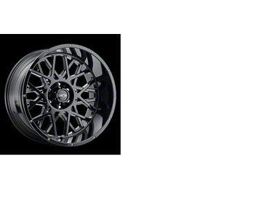 Vision Off-Road Rocker Gloss Black 6-Lug Wheel; 22x10; -19mm Offset (03-09 4Runner)