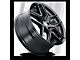 Touren TR79 Gloss Black 6-Lug Wheel; 18x8.5; 30mm Offset (03-09 4Runner)