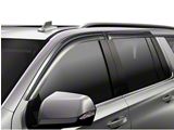 Ventvisor Window Deflectors; Front and Rear; Dark Smoke (21-26 Yukon)