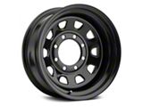 D Window Steel Gloss Black 6-Lug Wheel; 17x8; -12mm Offset (07-13 Silverado 1500)